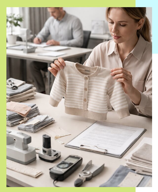 Сертификация детской одежды и текстильных изделий в Мысках