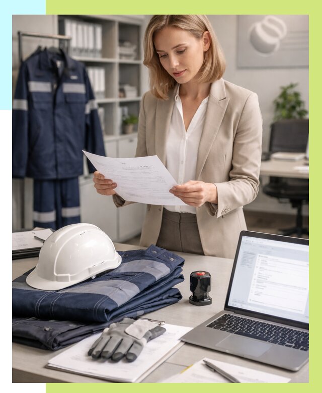 Сертификация спецодежды в Мысках от 7100 р. | Алешин-Мси