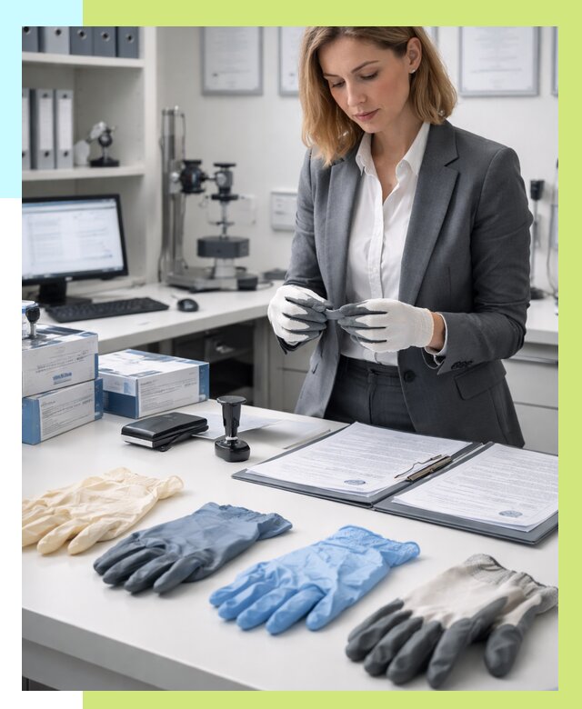 Сертификация перчаток в Мысках от 8622 р. | Алешин-Мси