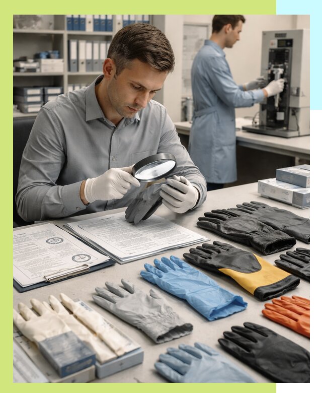 Сертификация перчаток и средств защиты продукции в Мысках