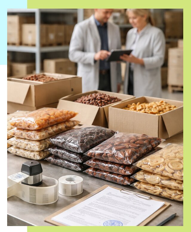 Сертификация сухофруктов в Мысках от 12172 р. | Алешин-Мси под ключ