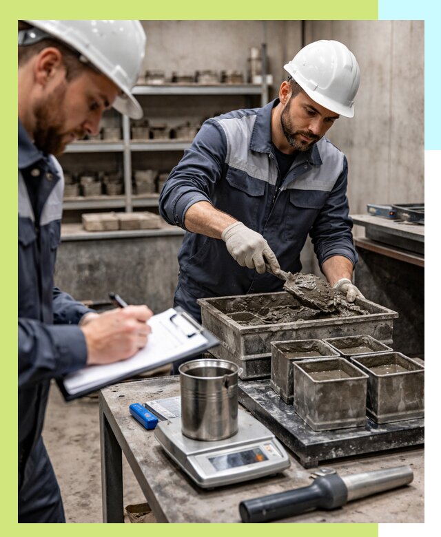 Сертификация качества и соответствия бетона в Мысках