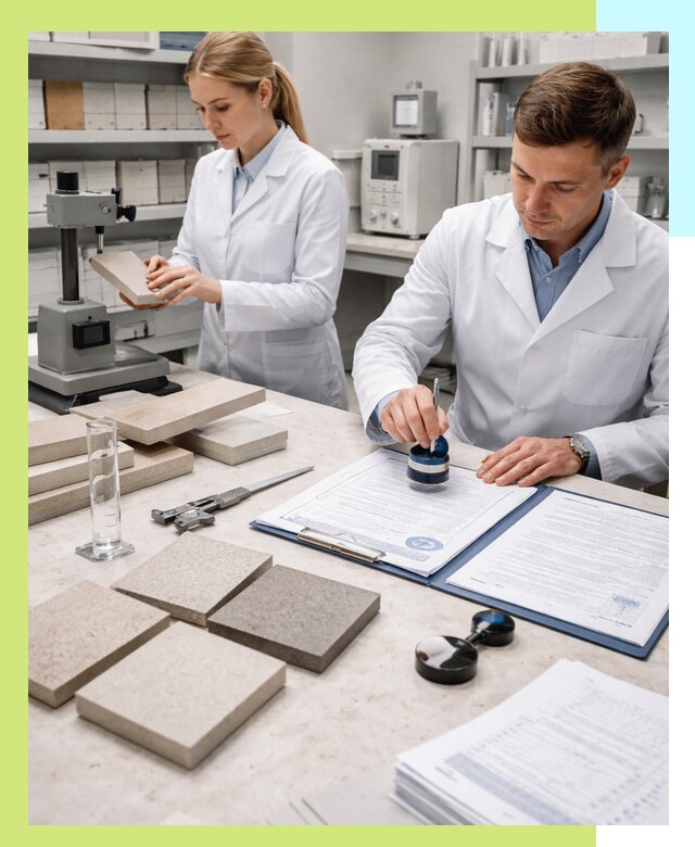 Сертификация плитки и керамики в Мысках с документами