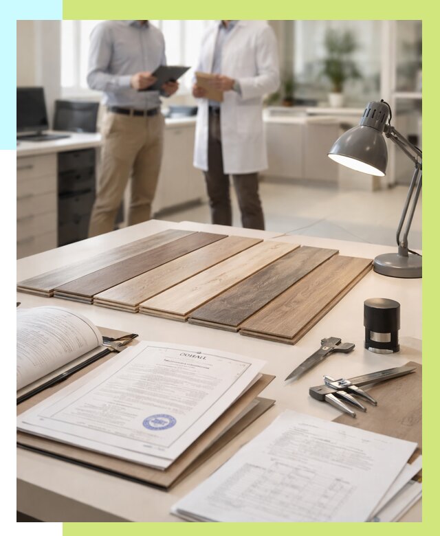 Сертификация ламината в Мысках от 18257 р. под ключ | Алешин-Мси