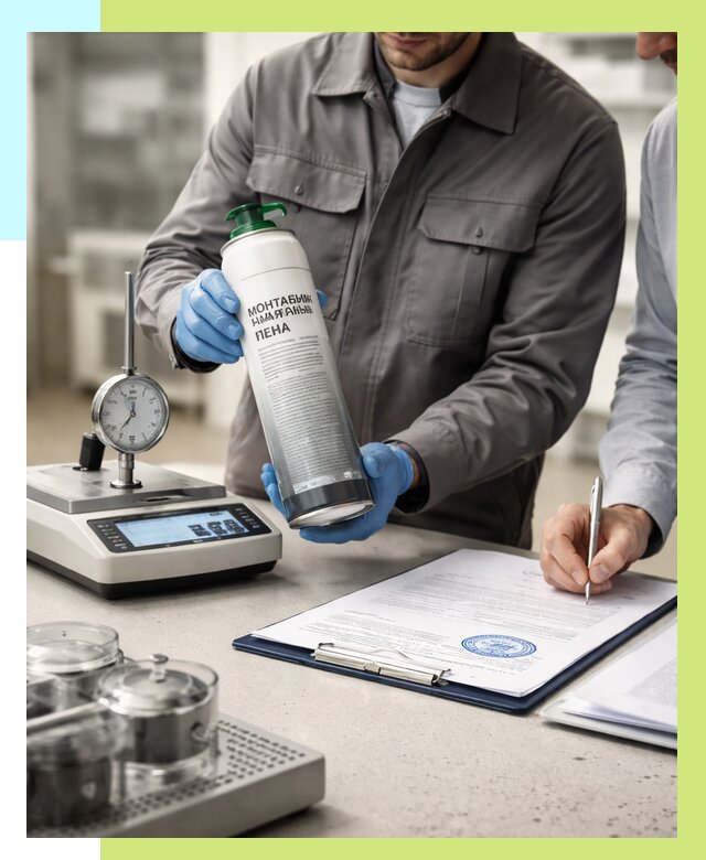 Сертификация монтажной пены в Мысках от 15215 р. | Алешин-Мси