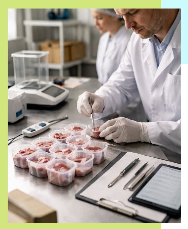 Комплексная сертификация мяса и мясной продукции в Мысках