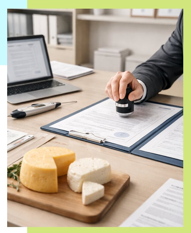 Сертификация сыров в Мысках от 15215 р | Сертификат на сыр Алешин-Мси