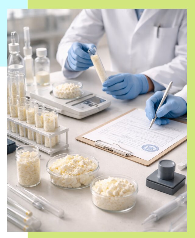 Сертификация творога в Мысках от 12172 р. под ключ | Алешин-Мси