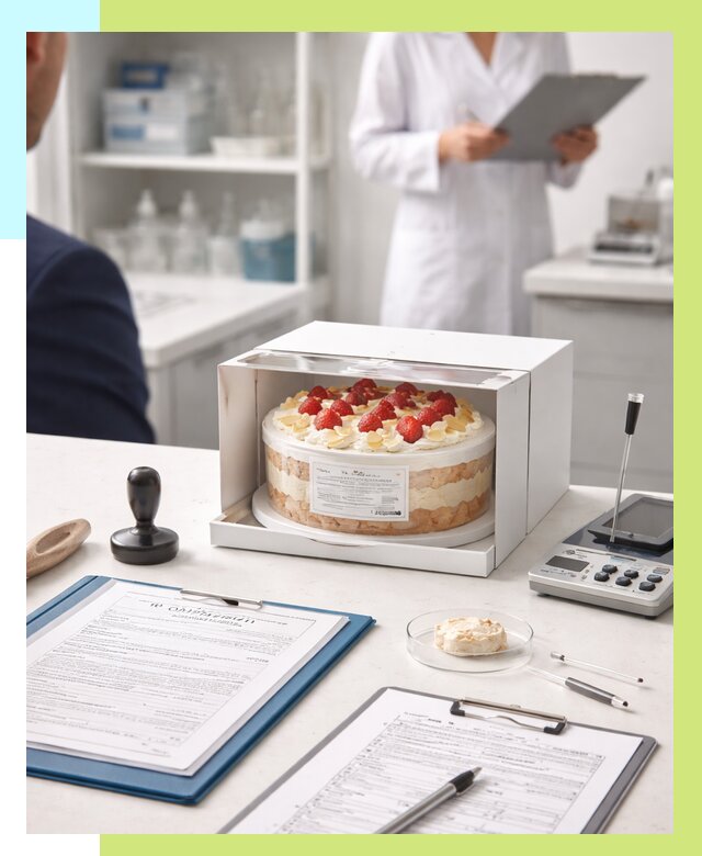 Сертификация тортов в Мысках от 9129 р. заказать | Алешин-Мси