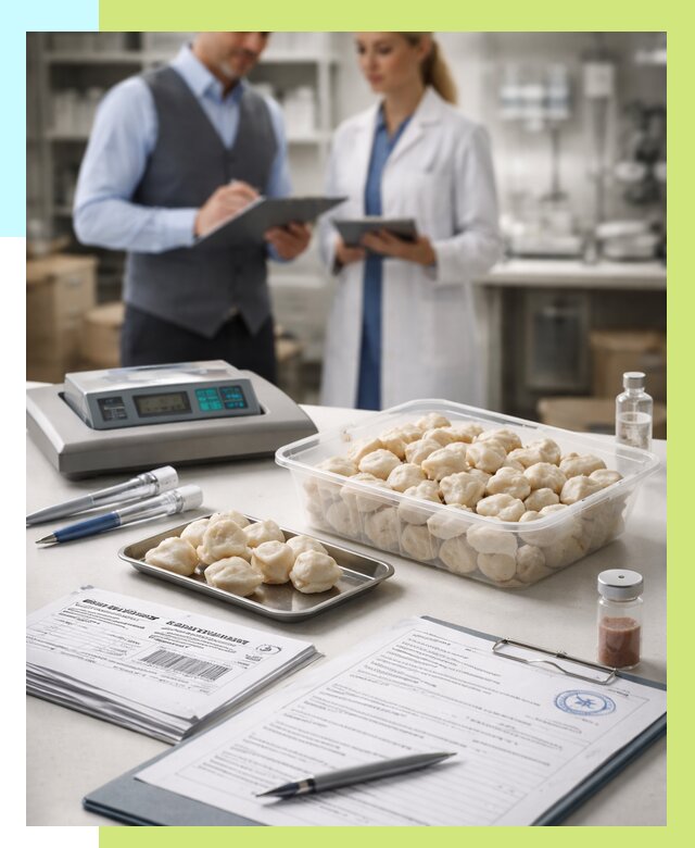 Сертификация пельменей в Мысках от 15215 р. срочно | Алешин-Мси