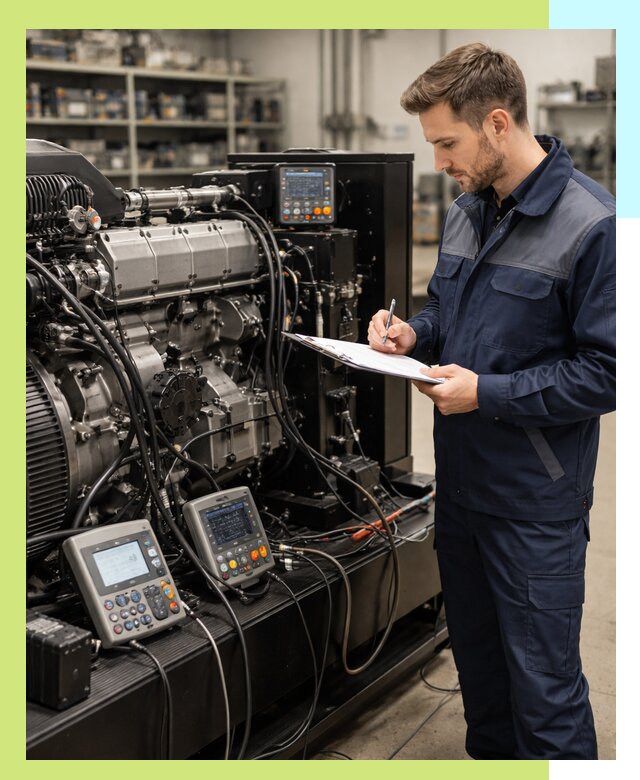 Сертификация дизельных генераторов и их оборудования в Мысках