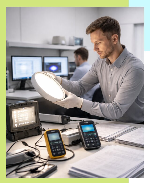 Сертификация светильников в Мысках: испытания и оформление