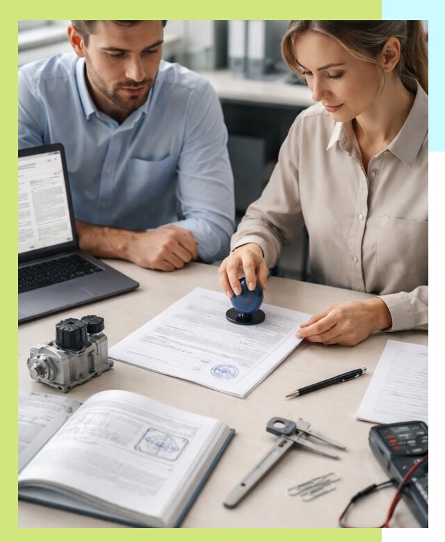 Выдача паспорта изделия и техническая экспертиза продукции в Мысках