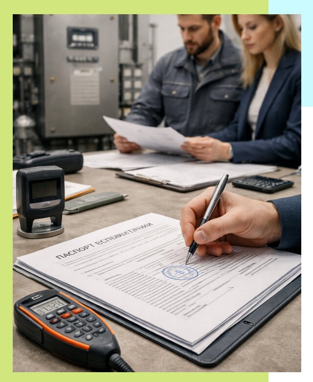 Оформление паспорта эксплуатации оборудования в Мысках