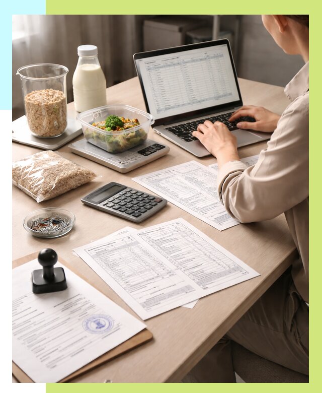 Просчет БЖУ для маркировки в Мысках от 1521 р. | Алешин-Мси