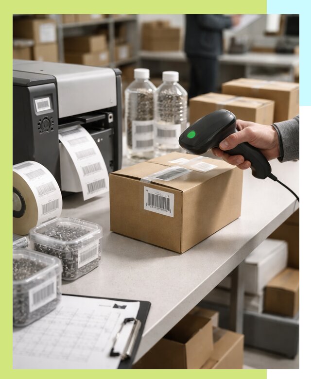 Штрихкодирование продукции и маркировка для продажи в Мысках