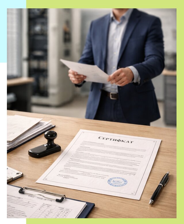 Сертификат на оборудование в Мысках от 15215 р. | Алешин-Мси