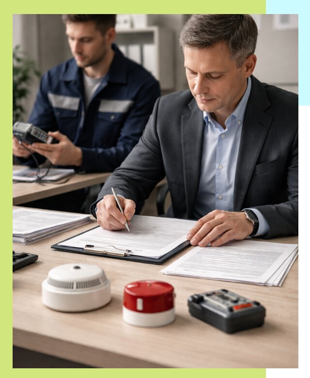 Получение добровольного пожарного сертификата в Мысках