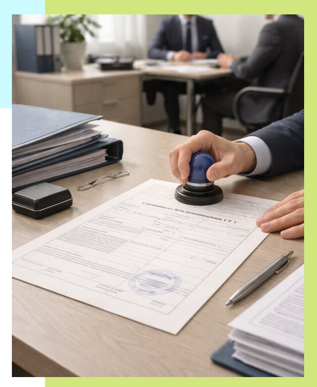 Сертификат происхождения СТ 1 в Мысках от 4564 р. | Алешин-Мси