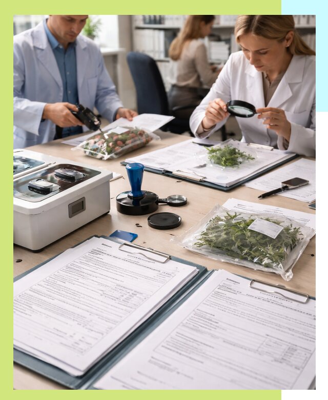 Оформление карантинного сертификата для растений в Мысках