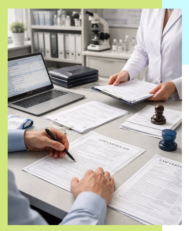 Оформление сертификата GMP в Мысках для фармпроизводства