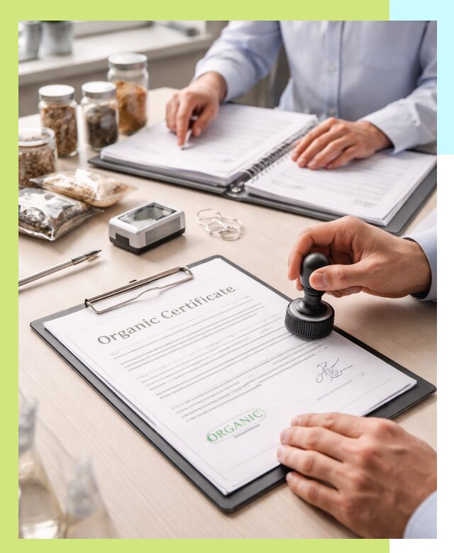 Получение органик сертификата для продукции в Мысках