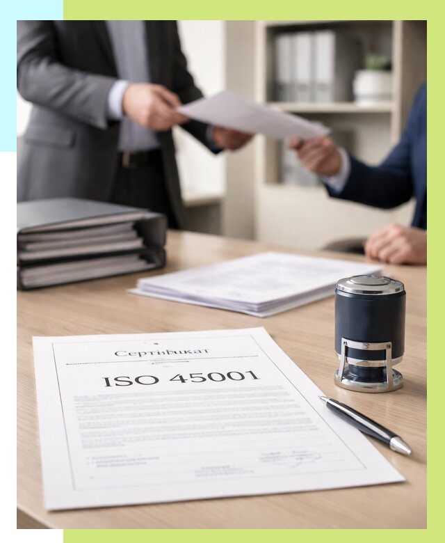 Сертификат ISO 45001 в Мысках под ключ от 45644 р. | Алешин-Мси