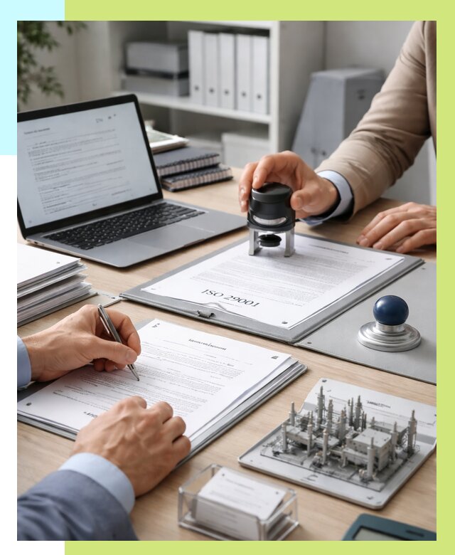 Сертификат ISO 29001 в Мысках под ключ от 76073 р. | Алешин-Мси