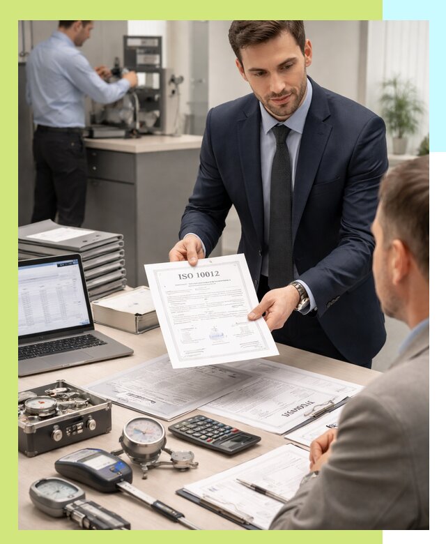 Выдача сертификата ISO 10012 по требованиям метрологии в Мысках