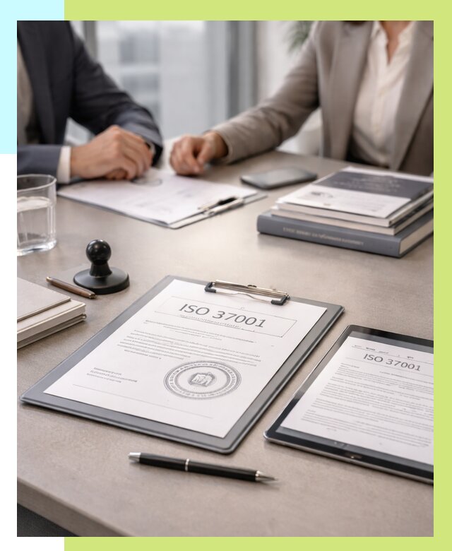 Сертификат ISO 37001 в Мысках оформить от 121716 р. Алешин-Мси