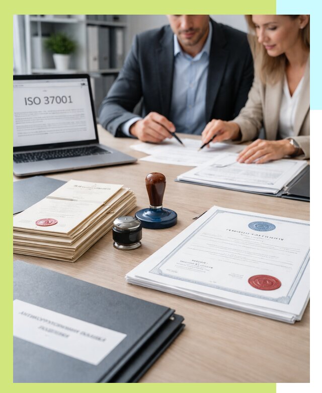 Получение сертификата ISO 37001 по системе борьбы с коррупцией в Мысках